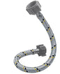 Conector Flexible Para Sanitario  1/2" AM X 7/8" AM Acero Inoxidable